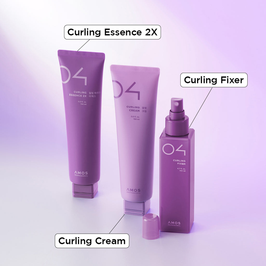 [AMOS] CURLING ESSENCE 2X PEACH BLOSSOM