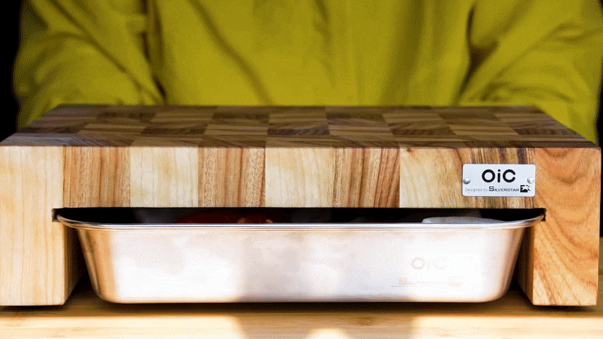 [Silverstar] OIC End-Grain Camphor Wood Tray & Cutting Board