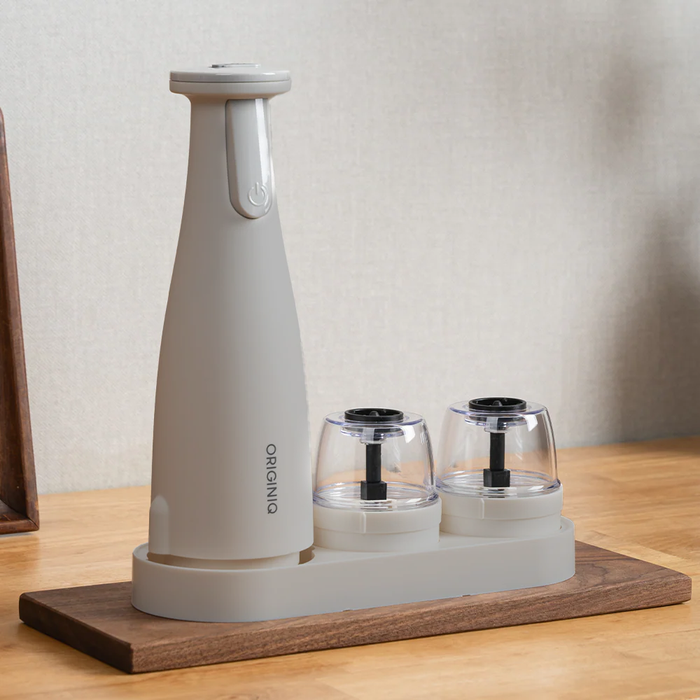 [ORIGINIQ] Electric Spice Grinder with 2 Pro Plus Pods
