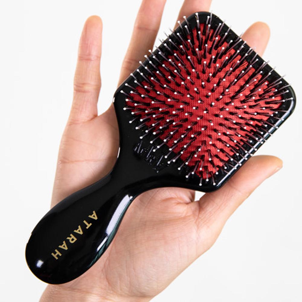 [ATARAH] Boar Bristle Cushion Square Hair Brush