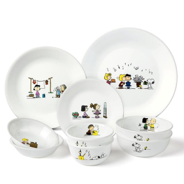 Corelle X Snoopy(Peanuts) The Home Dinnerware Set (9P/14P)