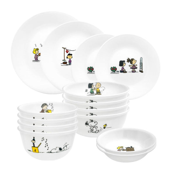 Corelle X Snoopy(Peanuts) The Home Dinnerware Set (9P/14P)