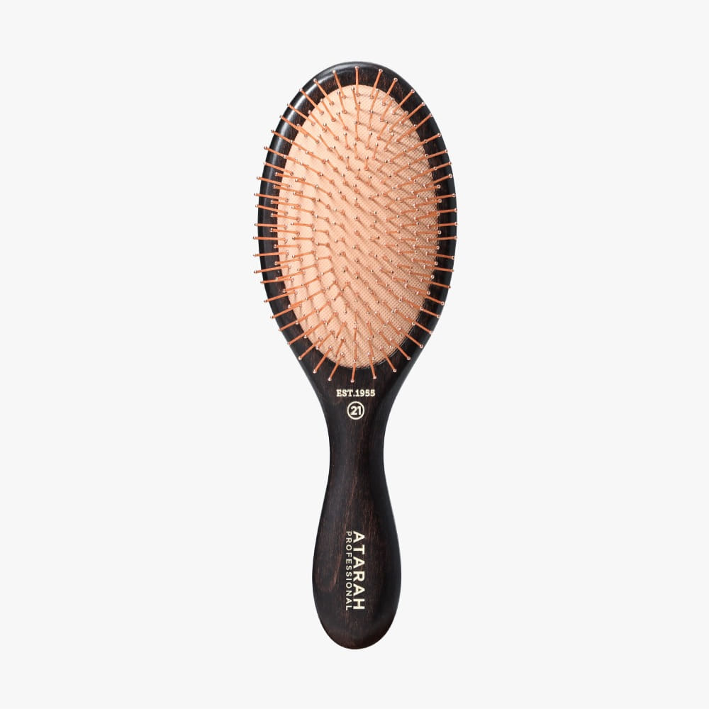 [ATARAH] Gold Pin Cushion Hair Brush Medium 21