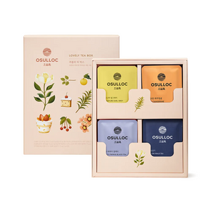 [Osulloc] Lovely Tea Box 4 Varieties (12 Tea Bags)