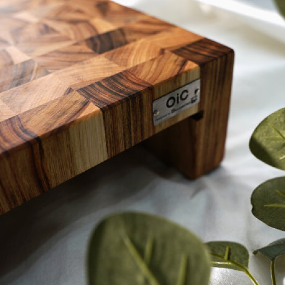[Silverstar] OIC End-Grain Camphor Wood Tray & Cutting Board