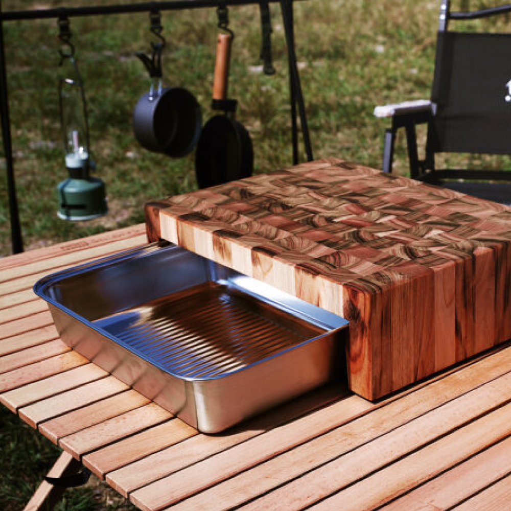 [Silverstar] OIC End-Grain Camphor Wood Tray & Cutting Board