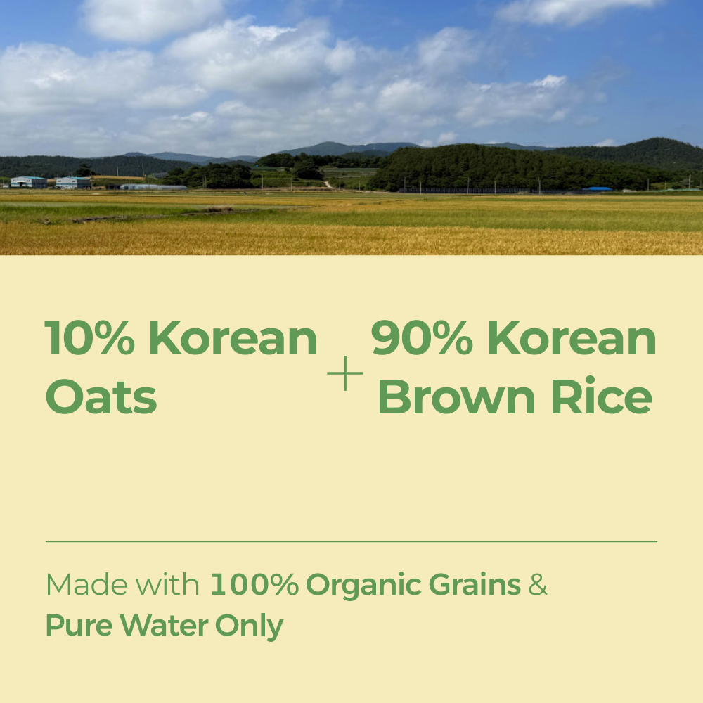[Bobae Village] Organic Oat & Brown Rice Bowl (180g x 24 Bowls)