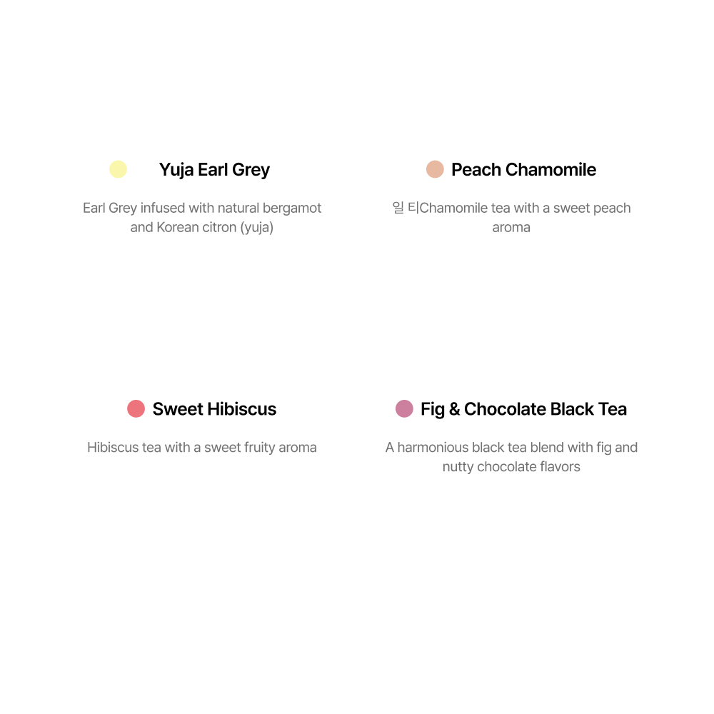 [Osulloc] Premium Tea Collection (40 Tea Bags)