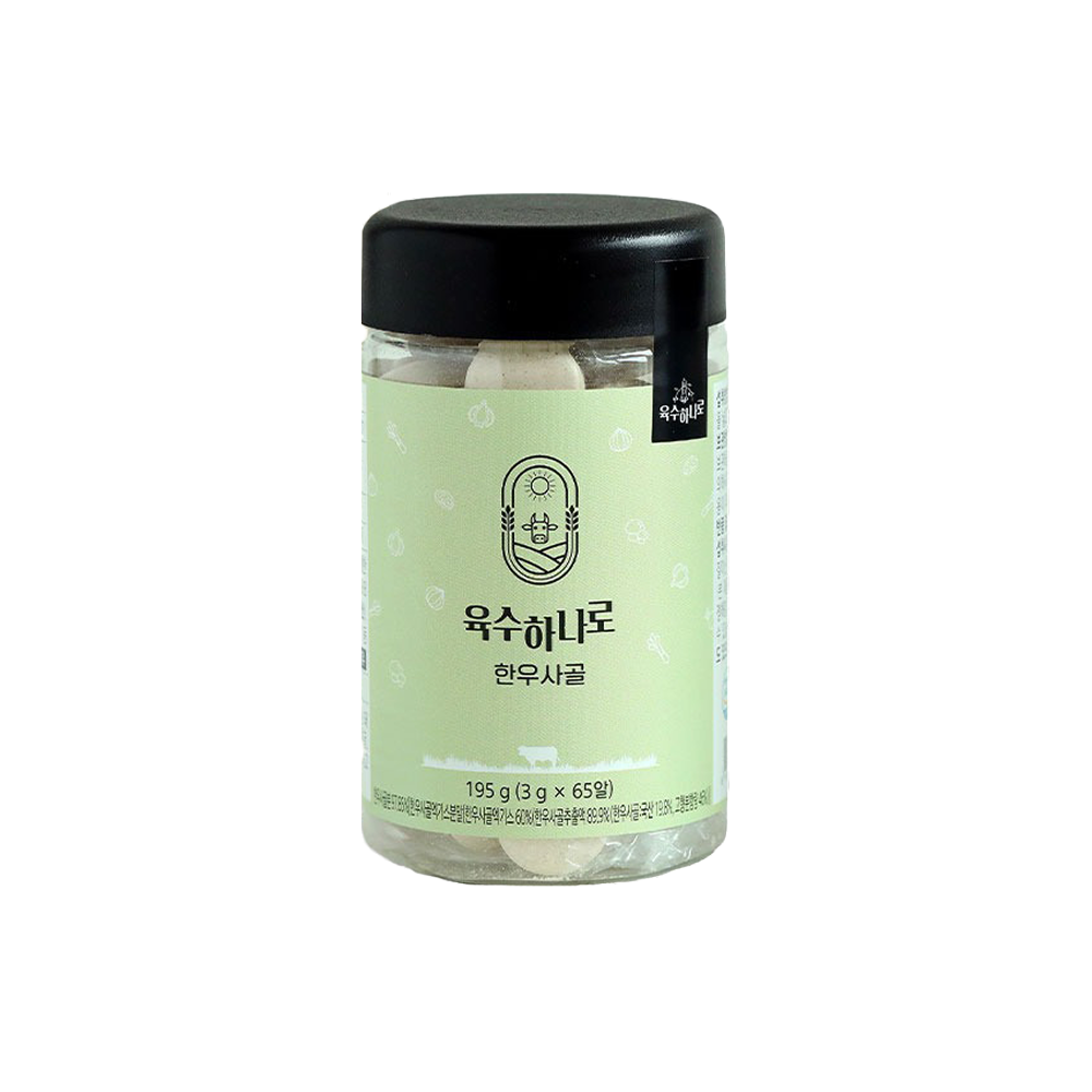 [YURODAN] Yuksu Hanaro Korean Beef Bone Stock (3g*65 coins)