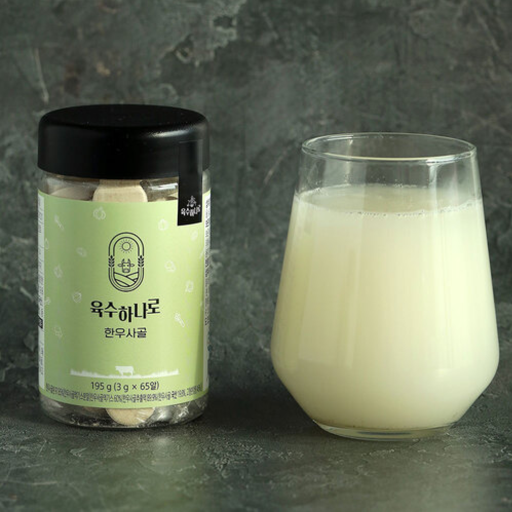 [YURODAN] Yuksu Hanaro Korean Beef Bone Stock (3g*65 coins)