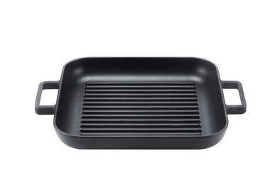 Premium Enameled Cast Iron Square grill pan