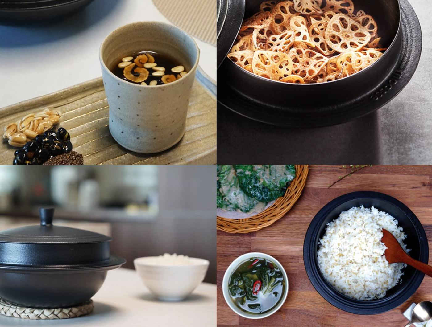 MOOSSE Gamasot Premium Korean Dutch Oven, Rice Pot, Enamelled Cast Iron Pot  with Lid, Korean Stone Bowl for Induction Cooktop, Stove, Oven, No  Seasoning Required (8.7” (22cm)) by MOOSSE - Shop Online